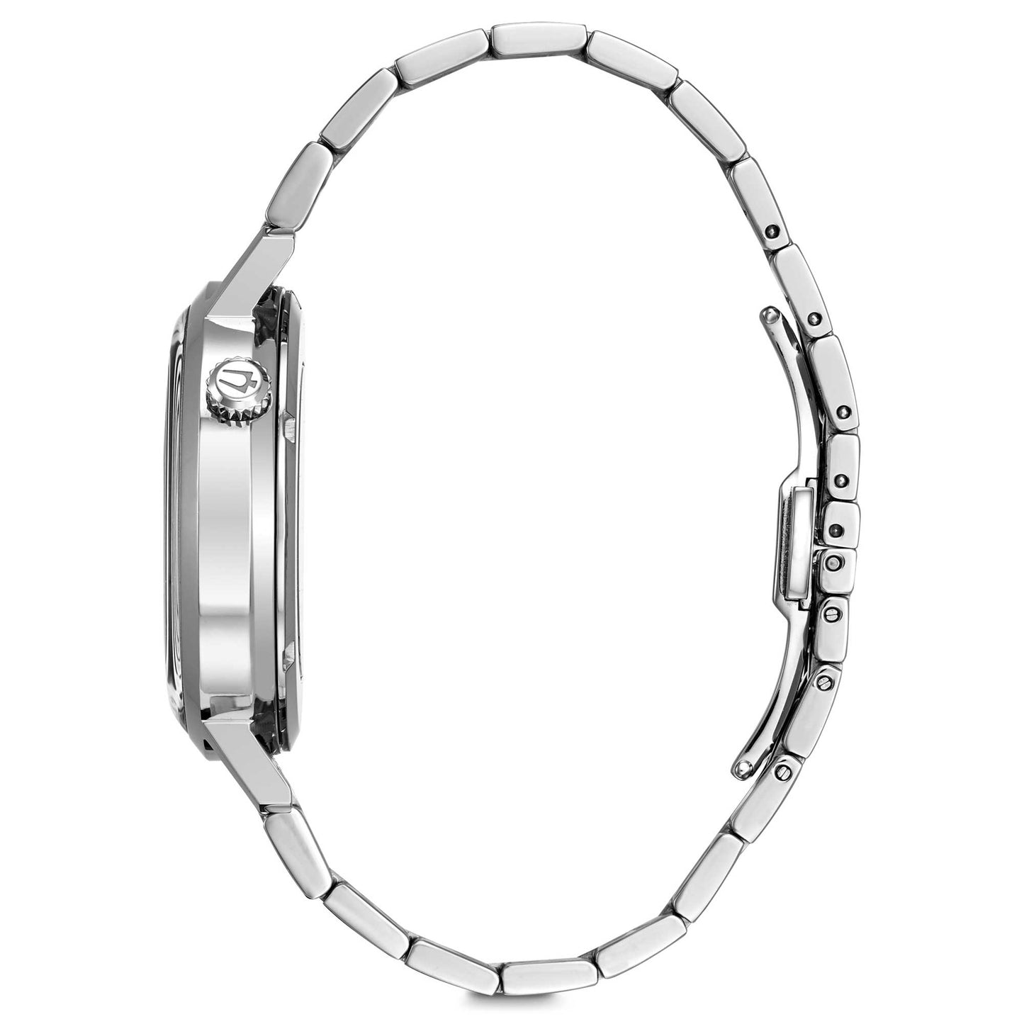 Bulova Herrenuhr Stahl Automatik Sutton Grau 96A119 