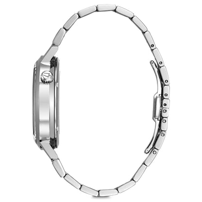 Bulova Herrenuhr Stahl Automatik Sutton Grau 96A119 