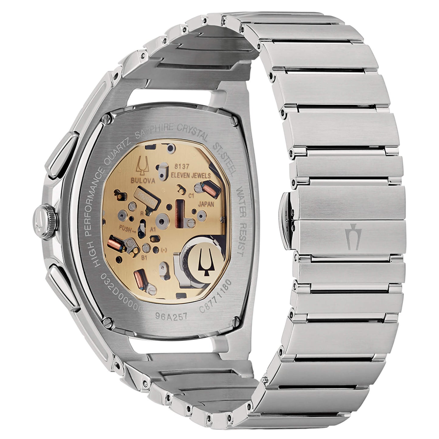 Bulova Sutton Chronograph Herrenuhr Schwarz 96B412