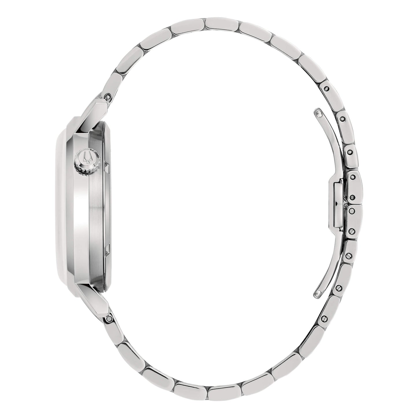Bulova Herrenuhr Stahl Automatik Sutton Grau 96A119 