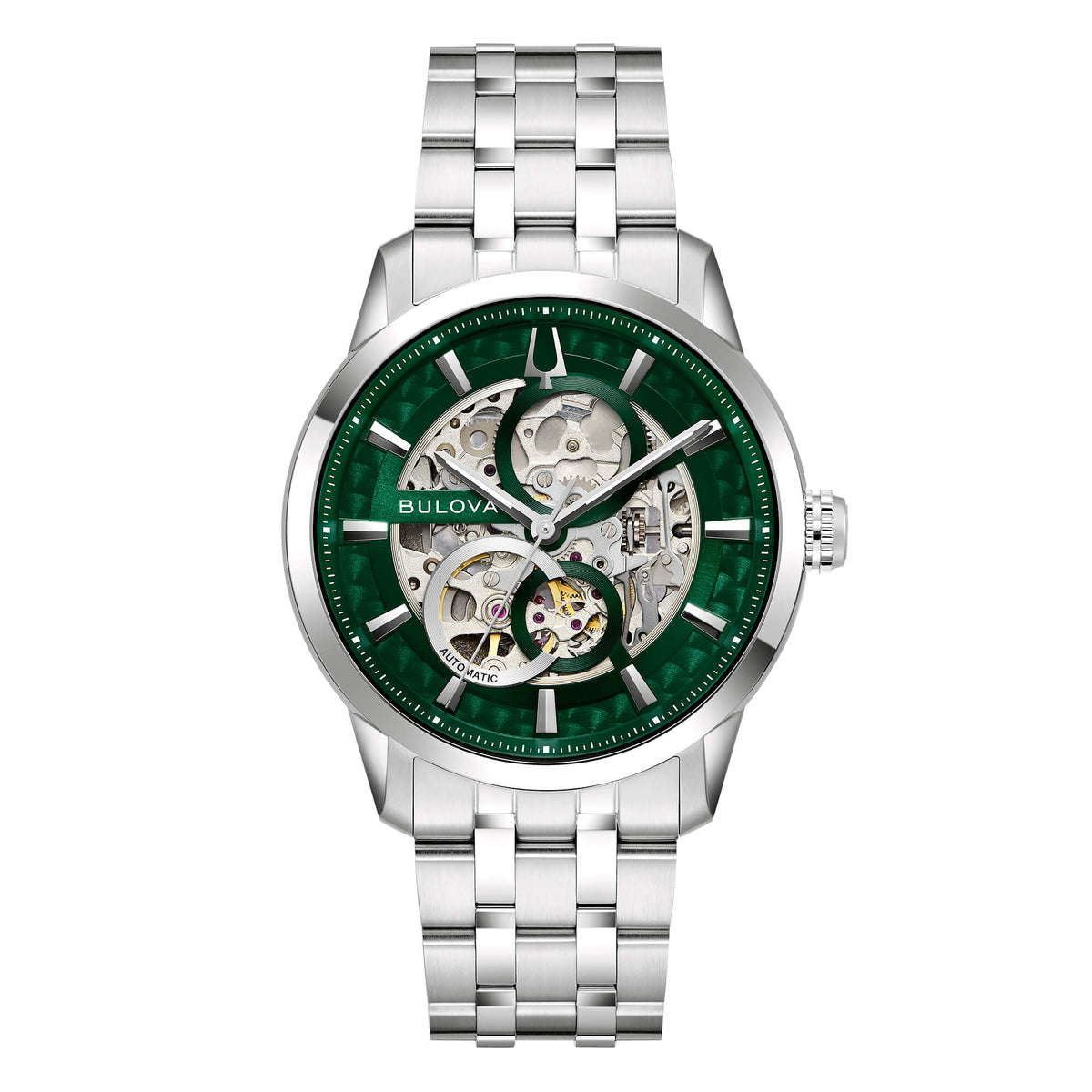 Bulova Sutton Chronograph Herrenuhr Schwarz 96B412