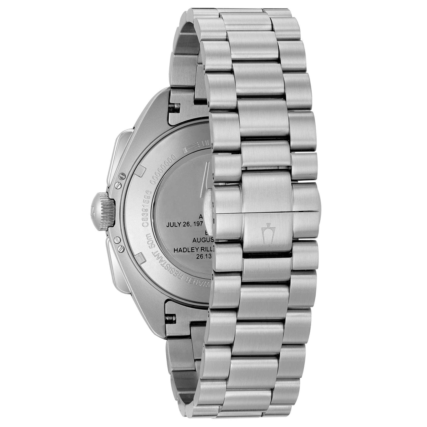 Orologio Bulova  Uomo Acciaio Lunar Pilot Crono Nero _96B258