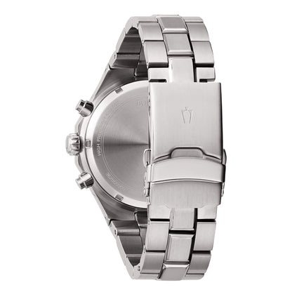 Orologio Bulova Octagon Chronograph Uomo Acciaio Silver _98B408