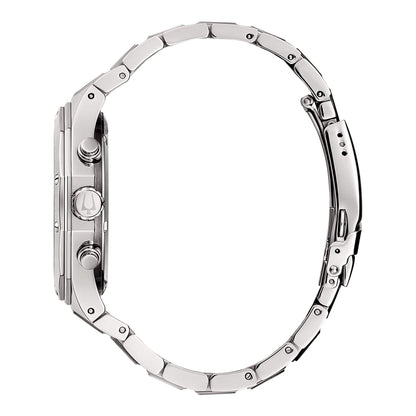 Orologio Bulova Octagon Chronograph Uomo Acciaio Silver _98B408