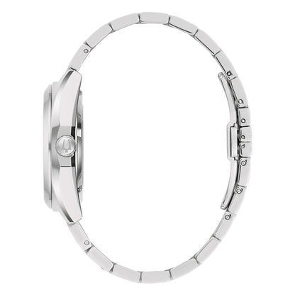 Orologio Bulova Uomo Acciaio Automatico Quadrante Marrone _96B470