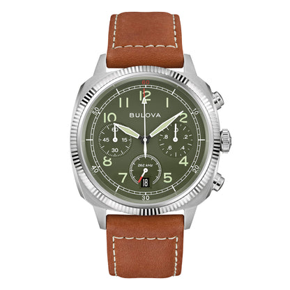 Bulova Sutton Chronograph Herrenuhr Schwarz 96B412