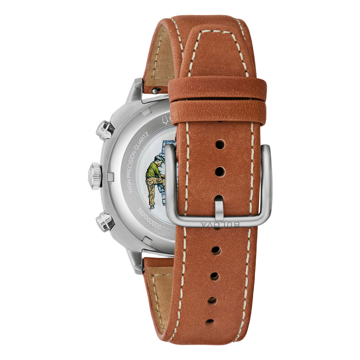 Bulova Sutton Chronograph Herrenuhr Schwarz 96B412