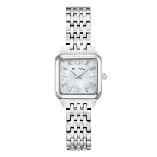 Orologio Bulova Sutton Square Donna Silver Solo Tempo _96L357