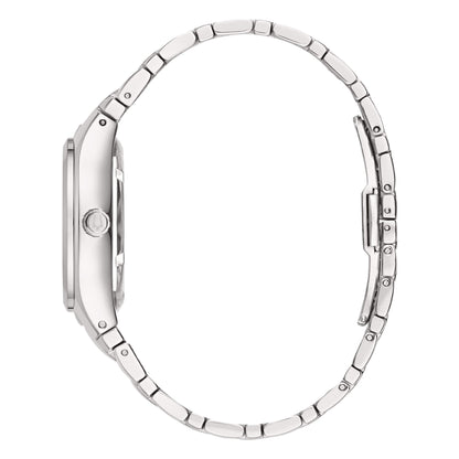 Orologio Bulova Donna Acciaio Lady Automatic Open Heart Madreperla _96P247