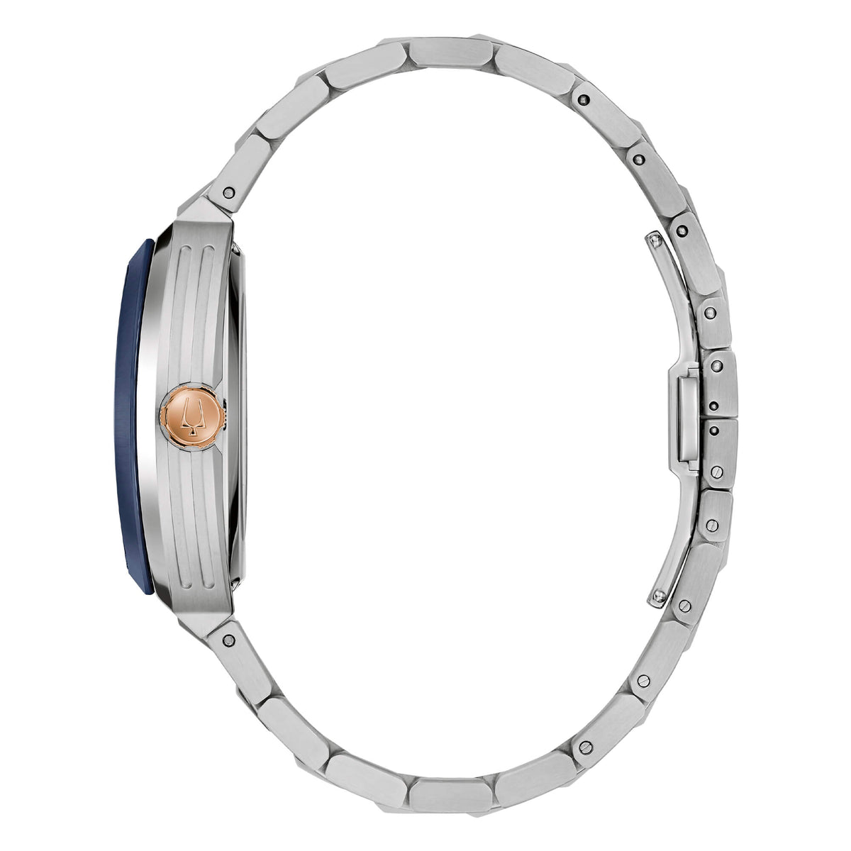 Orologio Bulova Uomo Maquina Automatico Blu _98A319
