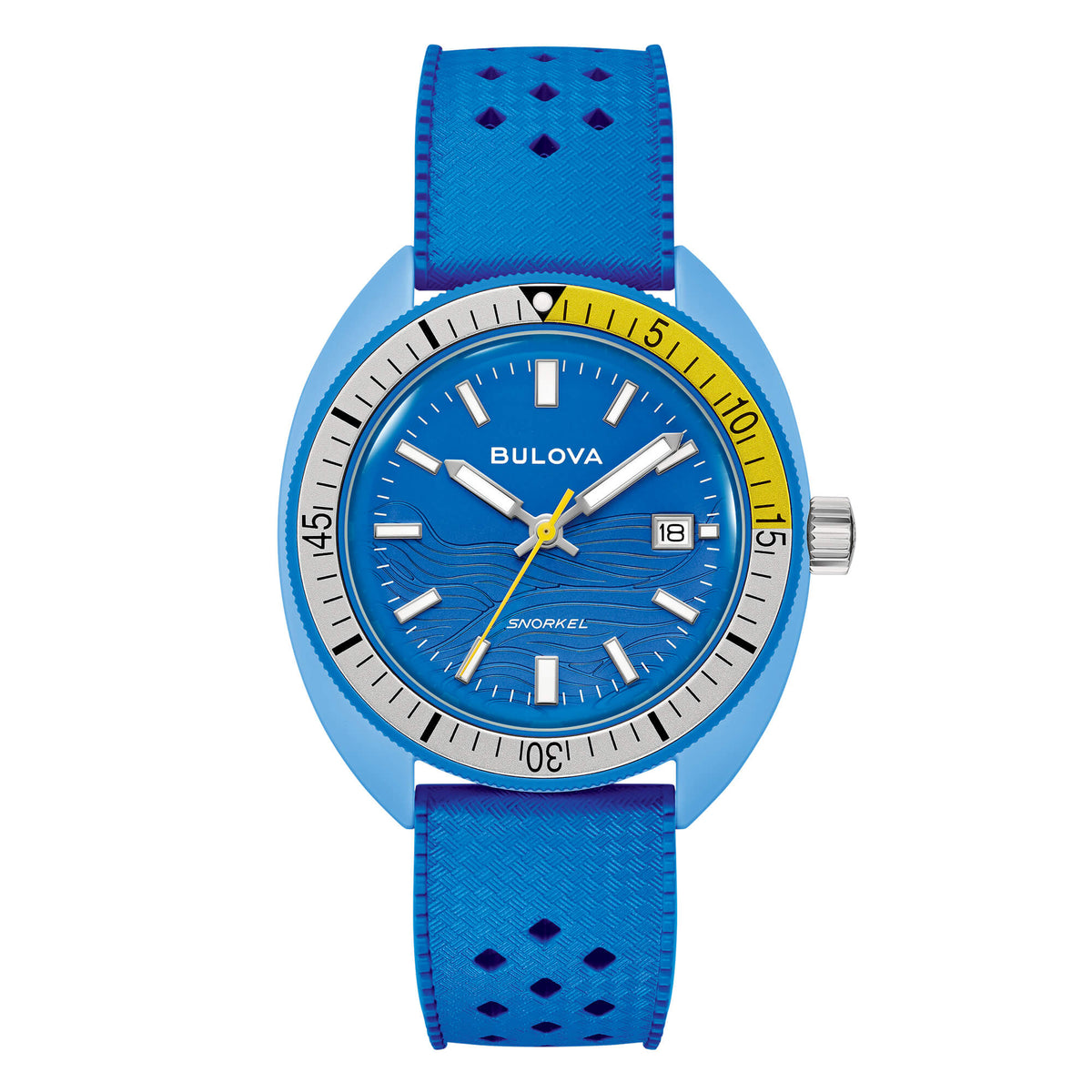 Orologio Bulova Snorkel Unisex Blu Solo Tempo _98B445