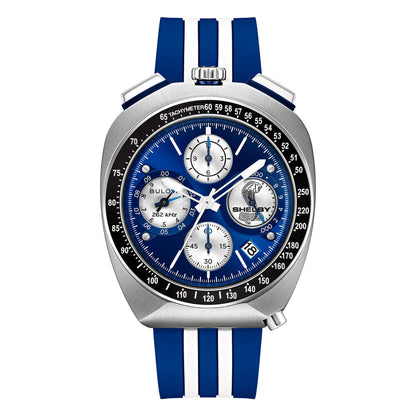 Orologio Bulova Uomo Shelby 150th Ann Limited Edition Racer Silicone Blu _98B452