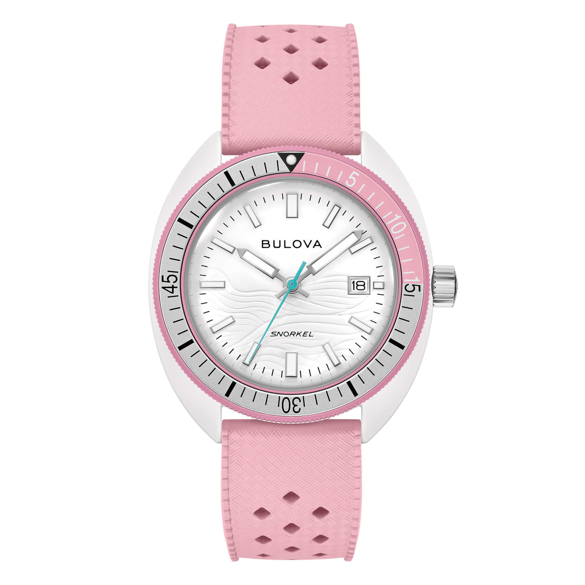Orologio Bulova Snorkel Donna Solo Tempo Rosa _98B460