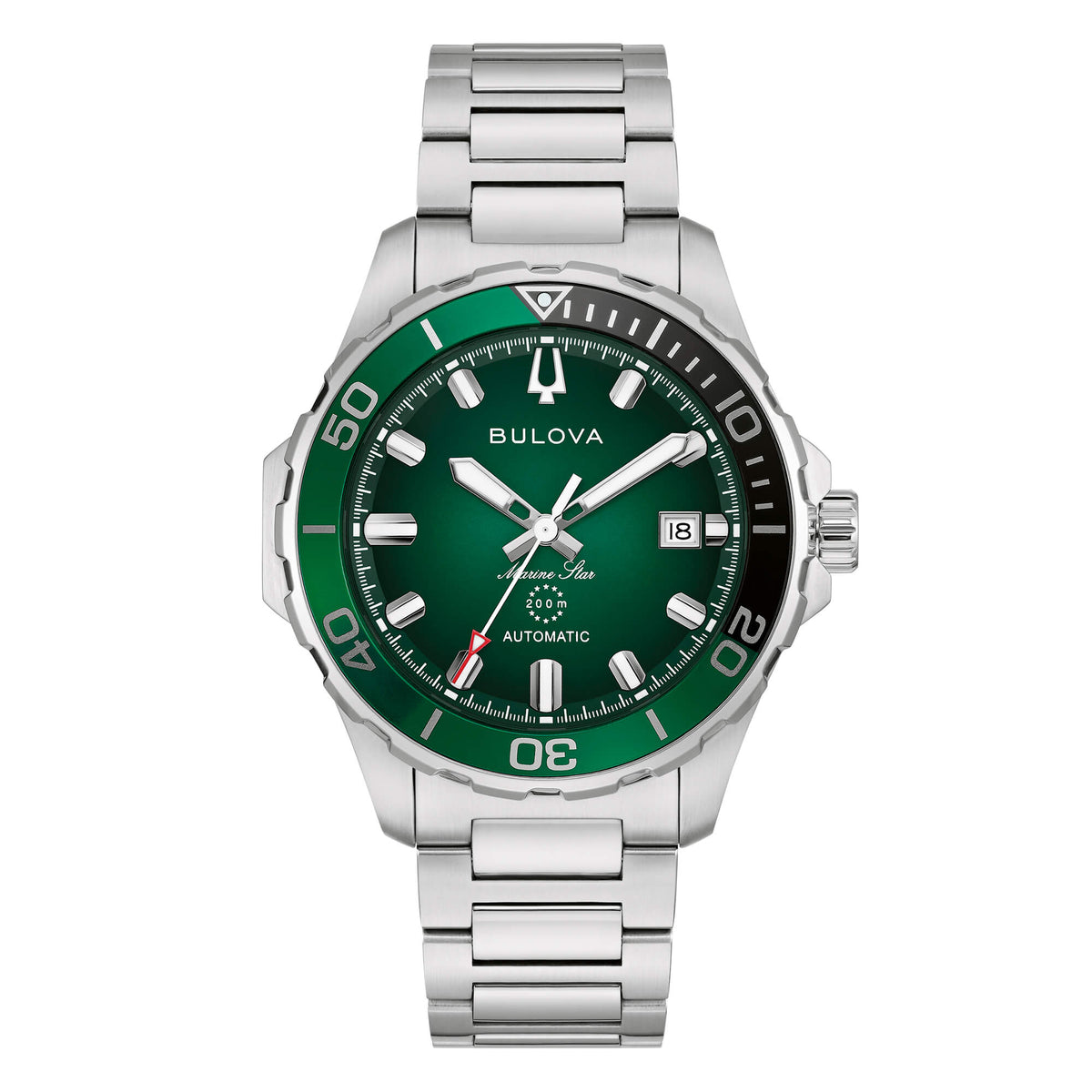 Orologio Bulova Marine Star Automatic Uomo Verde _96B471