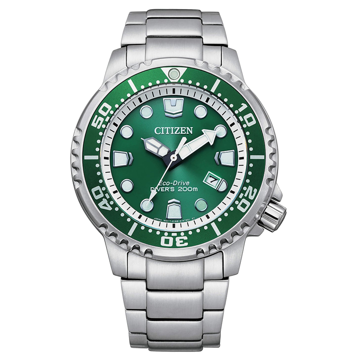 Orologio Citizen Uomo Promaster Diver's 200m Eco-Drive Verde _BN0158-85X