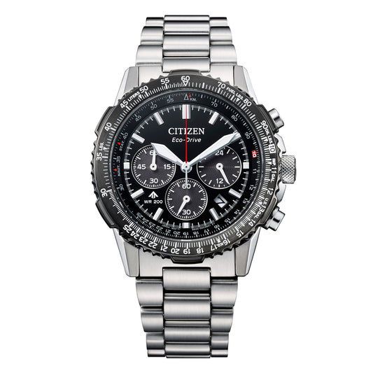 Orologio Citizen Promaster Eco Drive Cronografo Uomo Acciaio Nero _CA4664-60E
