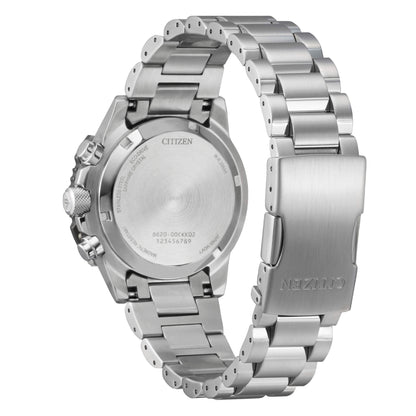 Orologio Citizen Promaster Eco Drive Cronografo Uomo Acciaio Nero _CA4664-60E