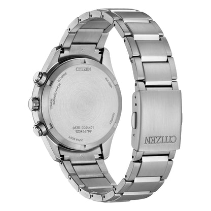 Orologio Uomo Citizen Titanio Eco Drive Crono Blu _CA4750-51L