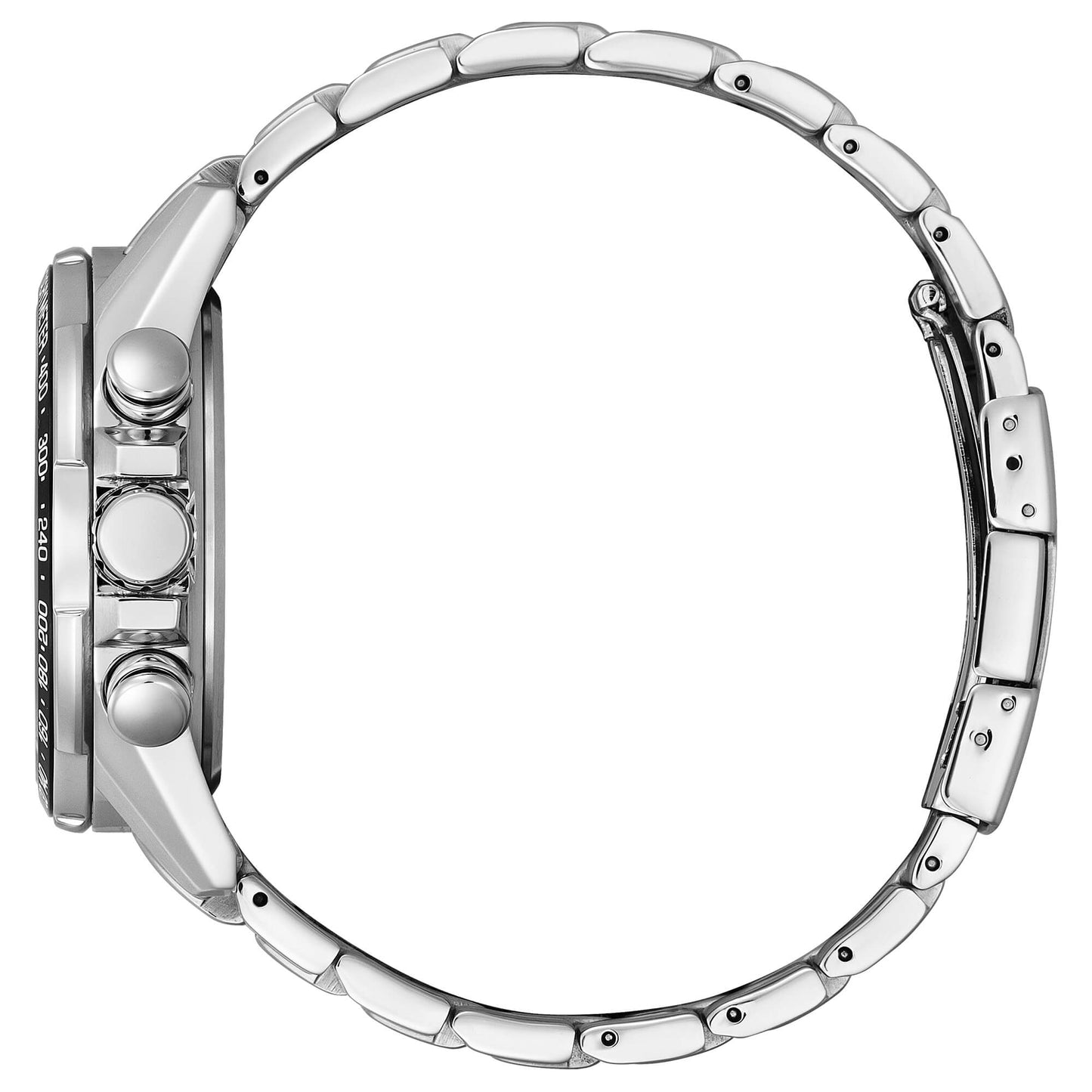 Orologio Citizen Uomo Acciaio Silver Radio Controllato Eco-Drive Blu - Nero _CB5914-89L