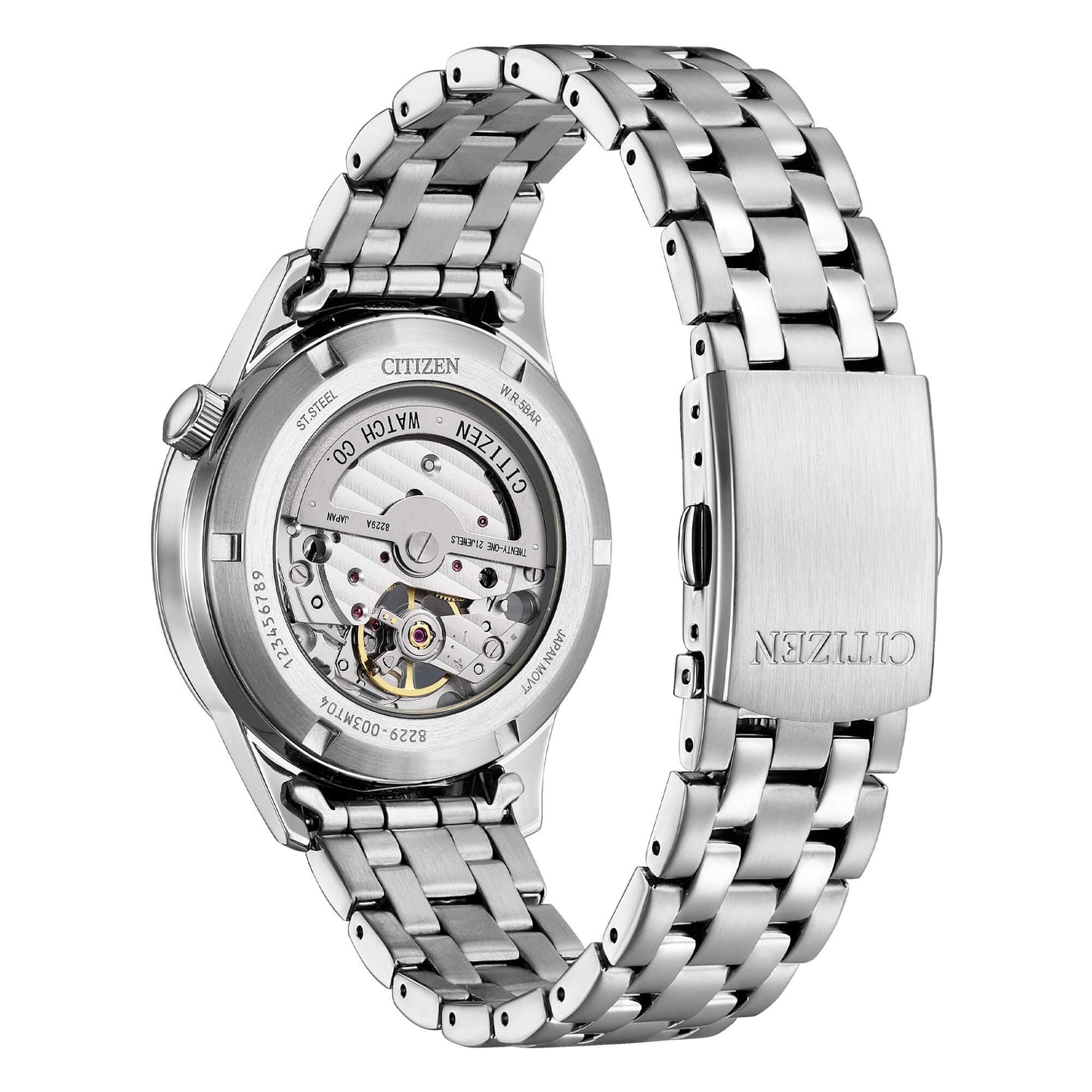 Citizen Chronograph Quarz Stahl Grün Uhr CA4486-82X 