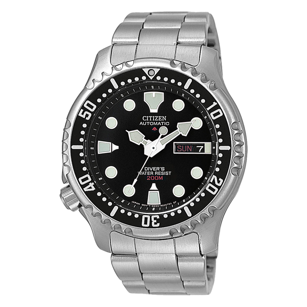 Orologio Citizen Diver's Automatic 200 mt Uomo Nero _NY0040-50E