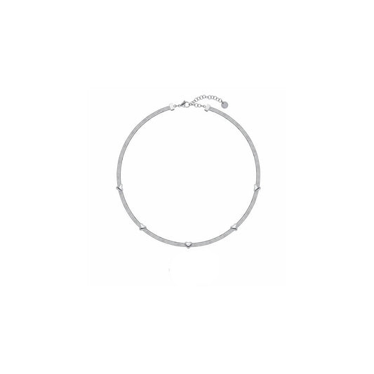 Collana Liu Jo Donna Acciaio Snake Piatta Cuori _LJ3190
