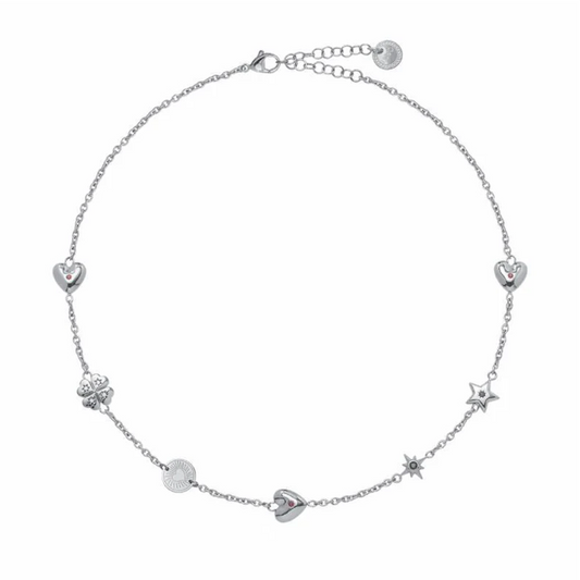Collana Liu Jo Donna Acciaio Charms Pendenti _LJ3175