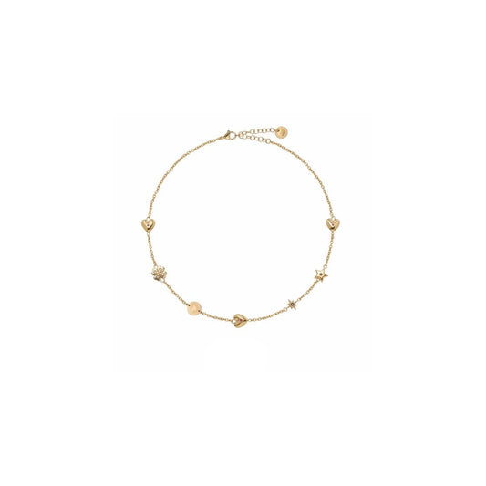 Collana Liu Jo Donna Acciaio Charms Pendenti Gold _LJ3176