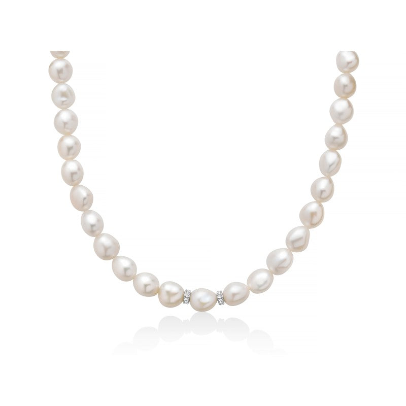 Collana Girocollo Miluna Donna Argento 925 e Topazi _PCL6721