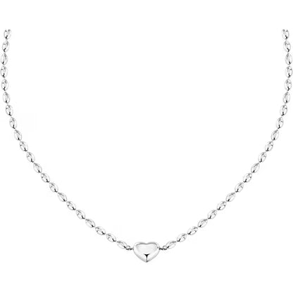 Morellato Damen-Halskette aus 925er Silber mit weißem Zirkon _SAIW64 