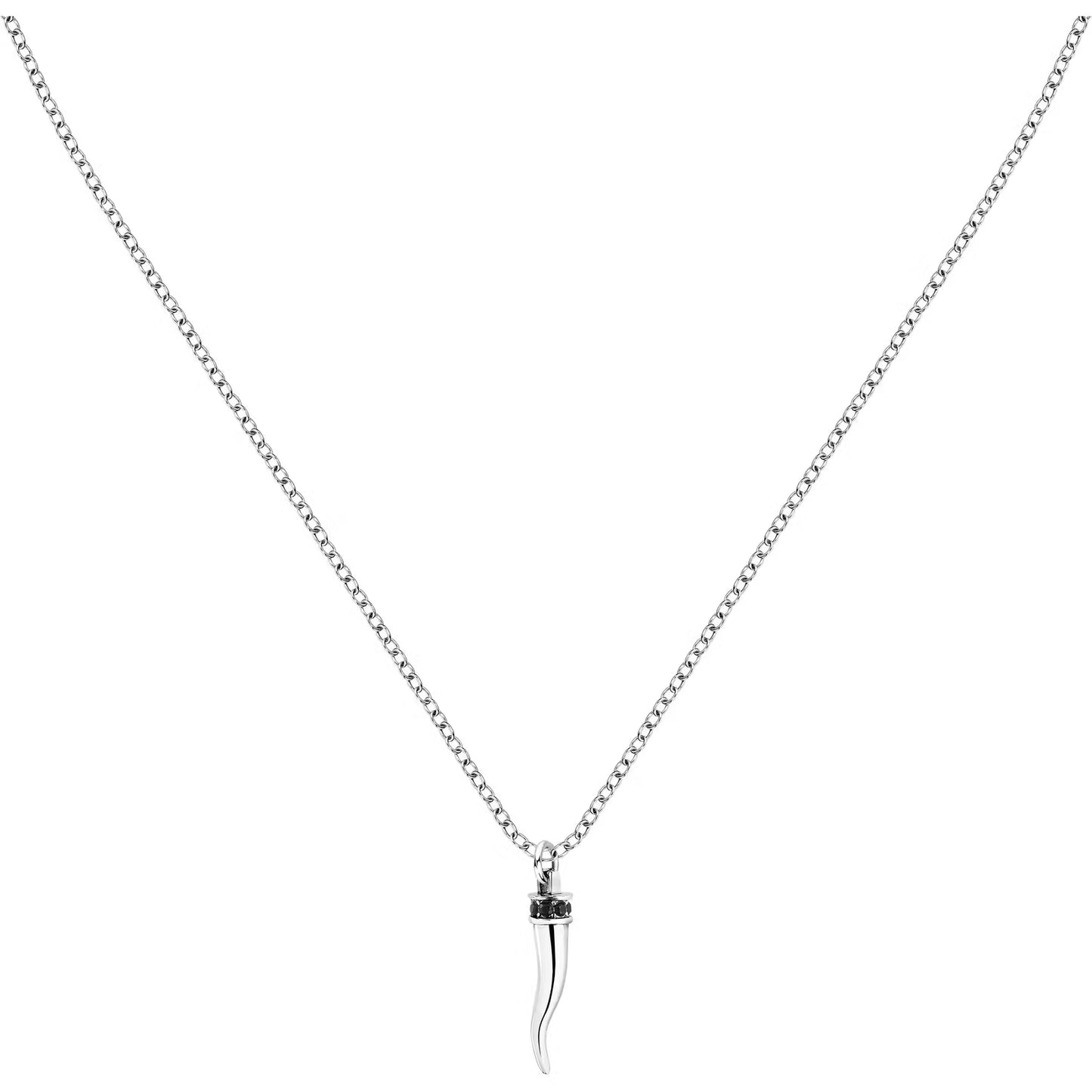 Morellato Damen-Halskette aus 925er Silber mit weißem Zirkon _SAIW64 