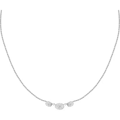 Morellato Damen-Halskette aus 925er Silber mit weißem Zirkon _SAIW64 