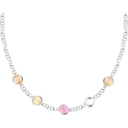 Morellato Damen-Halskette aus 925er Silber mit weißem Zirkon _SAIW64 