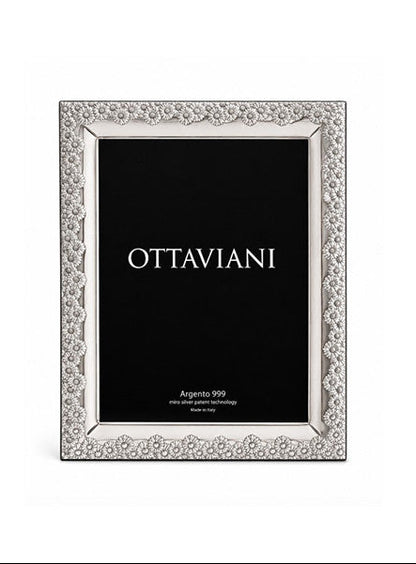 Ottaviani Portafoto F.S. Margherite Bianche Argento 999 _1034