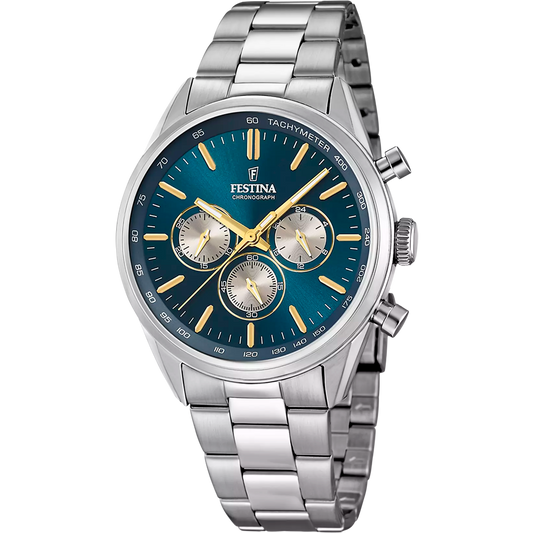 Festina Herrenuhr Stahl Automatik Schwarz F20531-4 229 € 