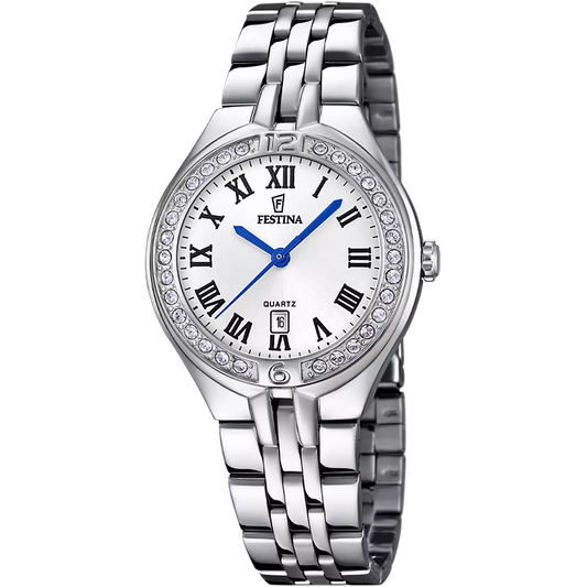 Festina Herrenuhr Steel Only Time Weiß F20437-1 79 € 