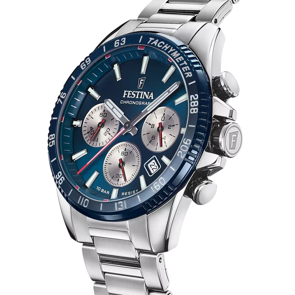 Festina Herrenuhr Stahl Automatik Schwarz F20531-4 229 € 