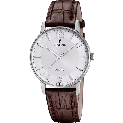 Festina Herrenuhr Steel Only Time Weiß F20437-1 79 € 