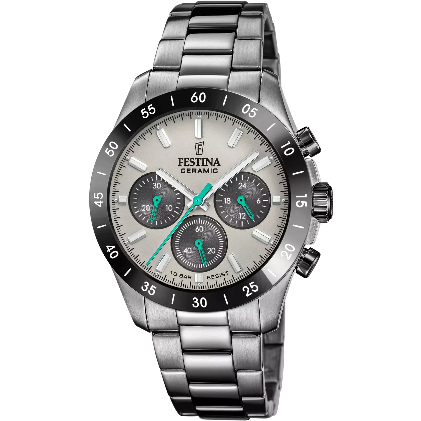 Festina Herrenuhr Stahl Automatik Schwarz F20531-4 229 € 