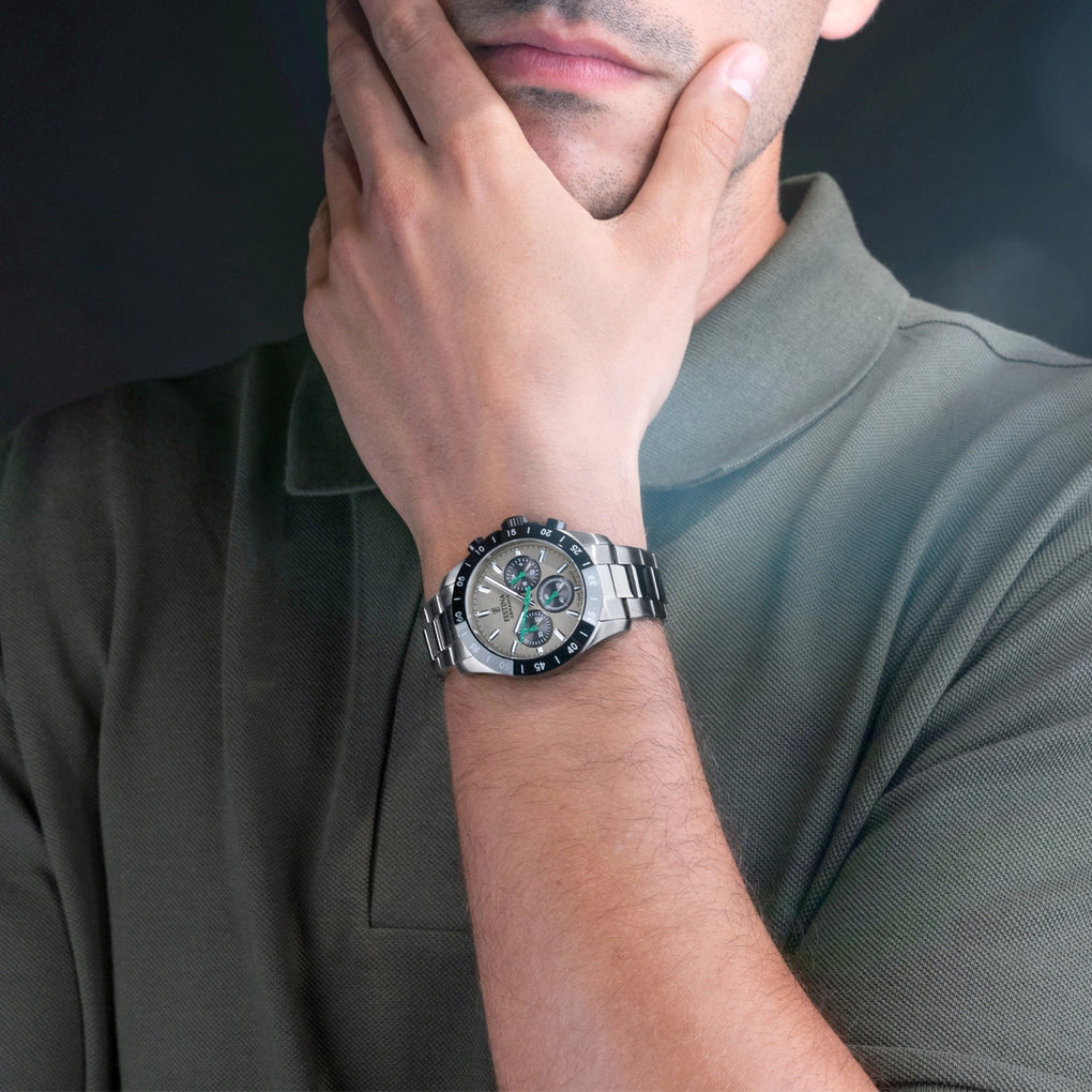 Festina Herrenuhr Stahl Automatik Schwarz F20531-4 229 € 