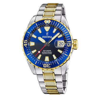 Festina Herrenuhr Stahl Automatik Schwarz F20531-4 229 € 
