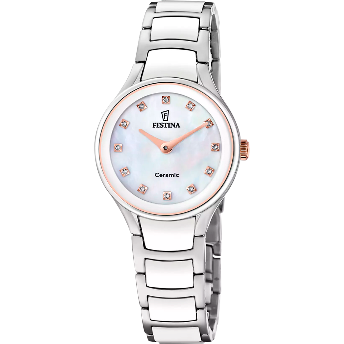 Festina Herrenuhr Steel Only Time Weiß F20437-1 79 € 