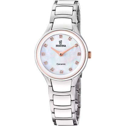 Festina Herrenuhr Steel Only Time Weiß F20437-1 79 € 