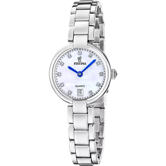Festina Herrenuhr Steel Only Time Weiß F20437-1 79 € 