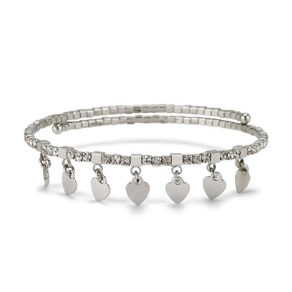 Boccadamo Damen-Armband aus versilberter Bronze mit Zirkonia-Pavé _KBR030 