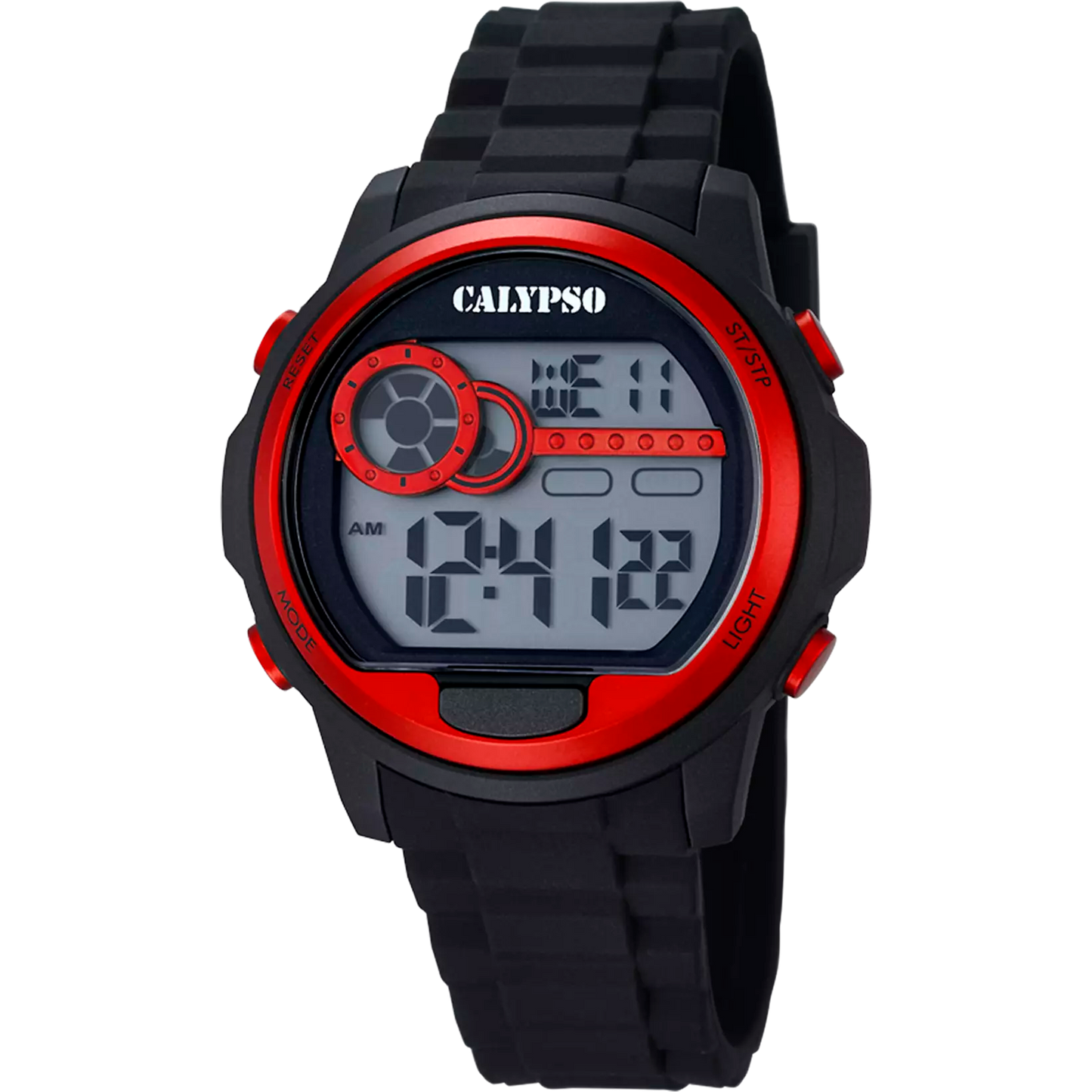 Orologio CALYPSO Uomo Digitale Gomma Nero Rosso _K5667-2