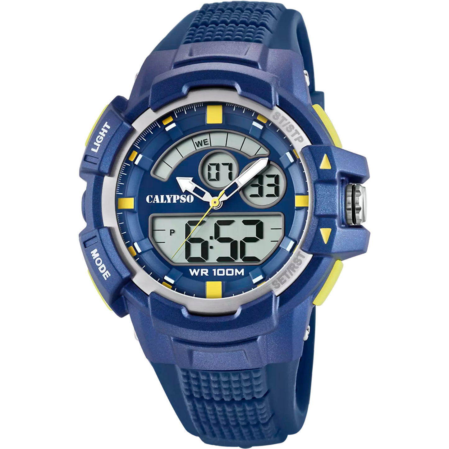Orologio CALYPSO Uomo Multifunzione Analogico-Digitale Gomma Blu _K5767-2