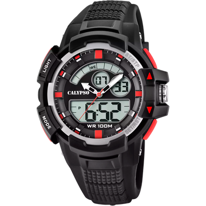 Orologio CALYPSO Uomo Analogico-Digitale Gomma Nero _K5767-3