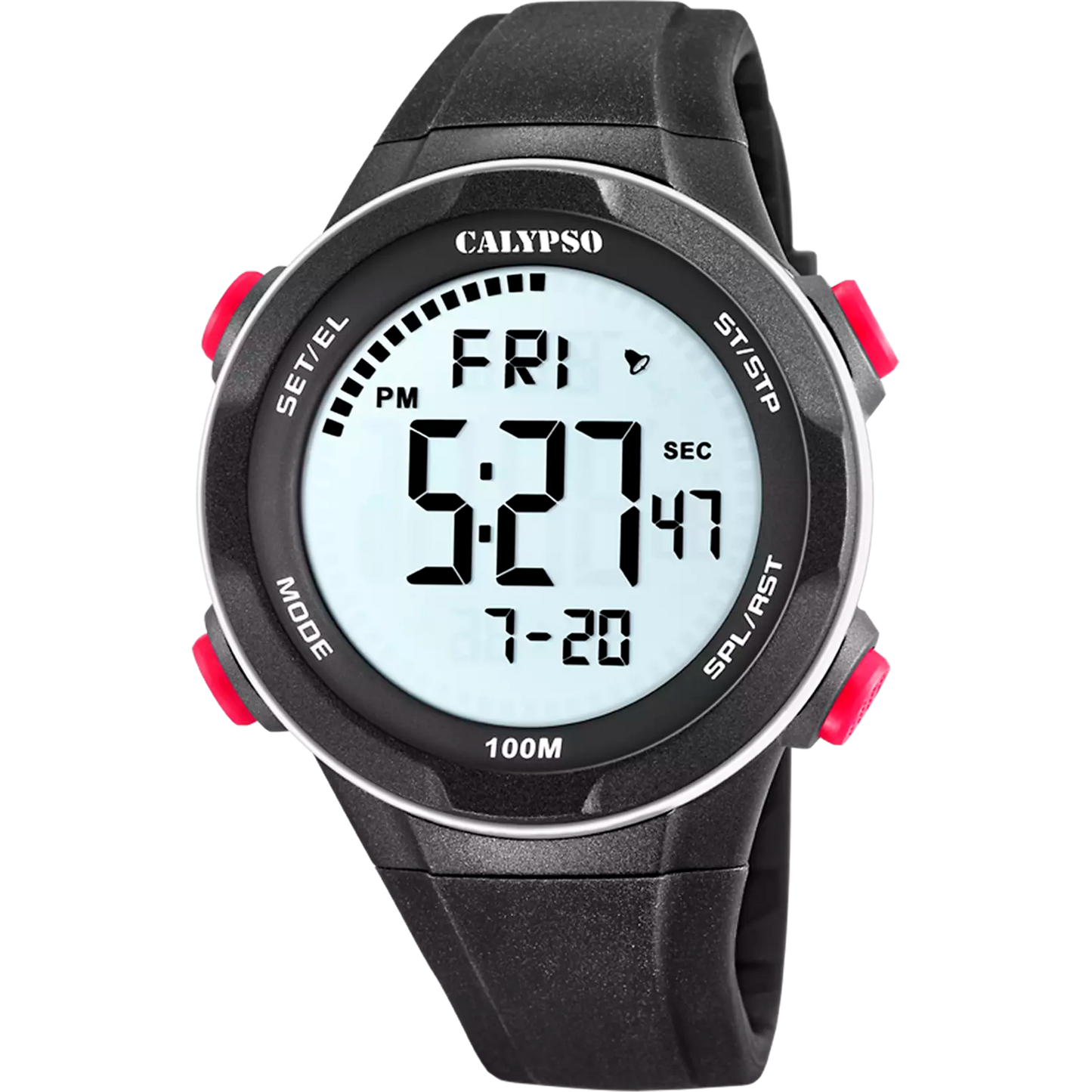 Orologio CALYPSO Flash Time Uomo Digitale Gomma Nero _K5780-2