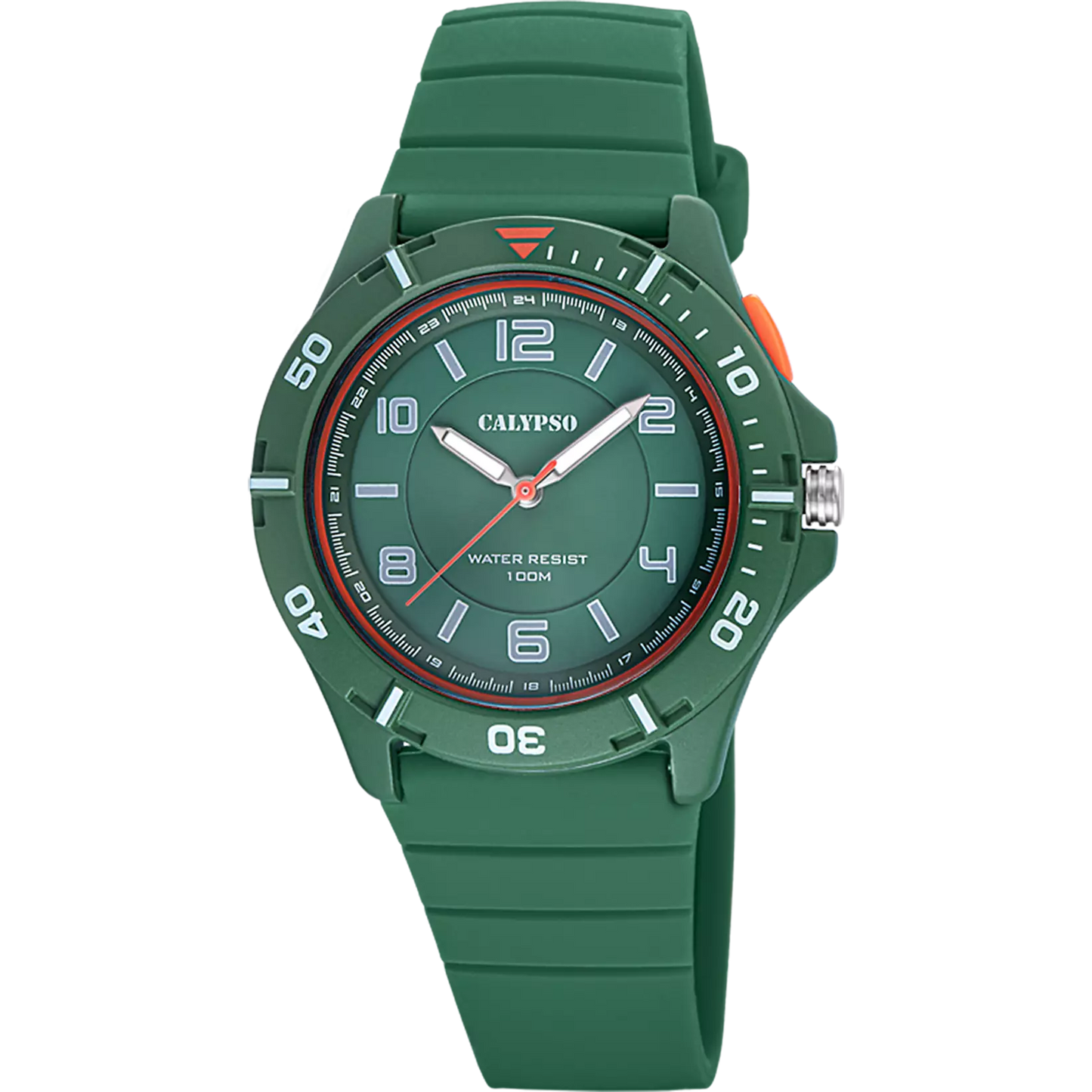 Orologio CALYPSO SWEET TIM Uomo Gomma Verde Militare _K5857-4